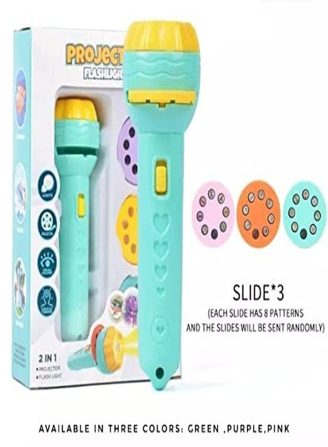 Basma RP MALL Slide Flashlight Projector Torch for Kids Projection Light Toy Slide Flashlight Lamp Education Learning Night Light Before Going to Bed - Image 4